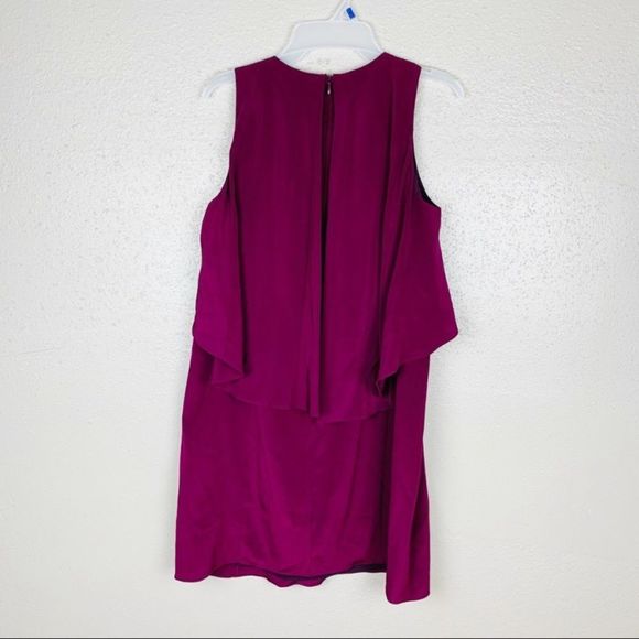Tibi Silk Layered Shift Dress Size 2 - Picture 3 of 8
